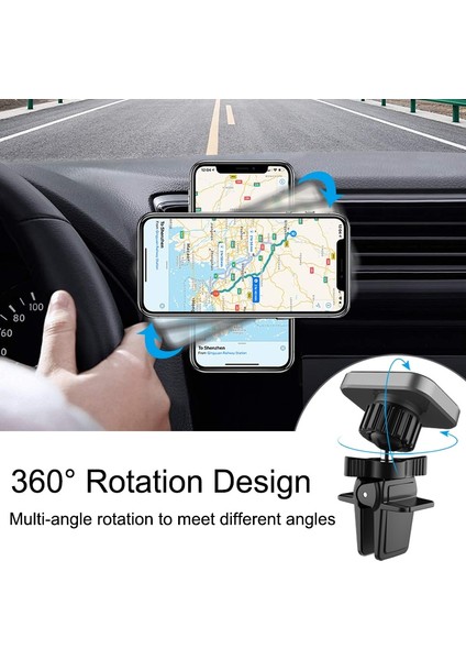 Kare-Gri Tarzı Telefon Tutucu Araba Hava Firar Montajı Evrensel Manyetik Tutucu iPhone x Için Huawei Xiaomi Güçlü Mıknatıs Araba Tutucu Cep Telefonu Standı (Yurt Dışından) indirimleri