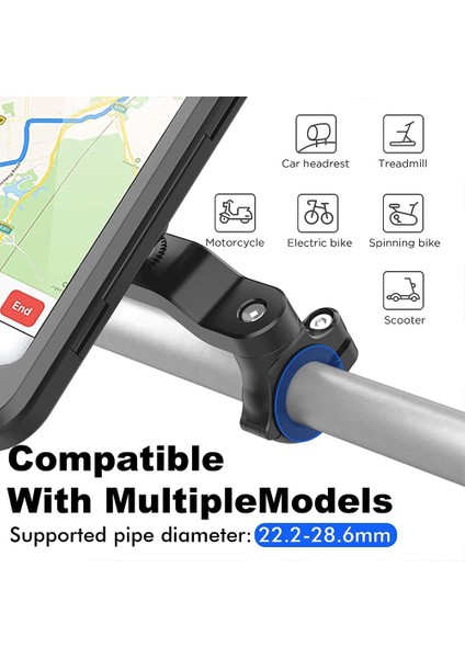 C-128-A Stili 2021 Yeni Su Geçirmez Bisiklet Telefon Tutucu Motosiklet Bisiklet Gidon Cep Telefonu Dağı Bisiklet Mtb Scooter Motosiklet Için Telefon Standı (Yurt Dışından)