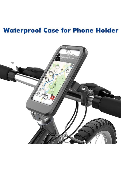 C-128-A Stili 2021 Yeni Su Geçirmez Bisiklet Telefon Tutucu Motosiklet Bisiklet Gidon Cep Telefonu Dağı Bisiklet Mtb Scooter Motosiklet Için Telefon Standı (Yurt Dışından)