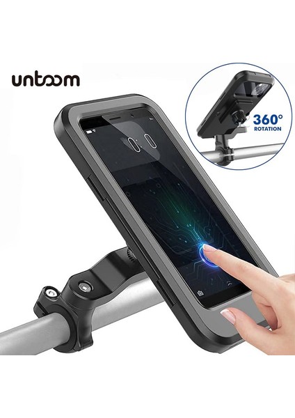 C-128-A Stili 2021 Yeni Su Geçirmez Bisiklet Telefon Tutucu Motosiklet Bisiklet Gidon Cep Telefonu Dağı Bisiklet Mtb Scooter Motosiklet Için Telefon Standı (Yurt Dışından)