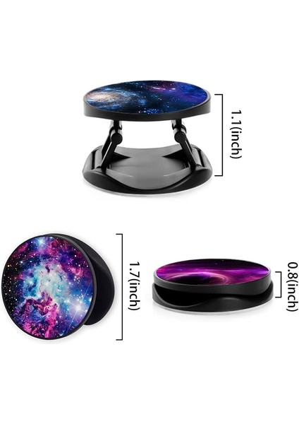 No.4 Tarzı Popüler Telefon Tutucu Popped Cep Soket Standı Renkli Çizim Dönebilen Genişleyen Halka Kavrama iPhone 13 Pro Max Için (Yurt Dışından) fiyatları