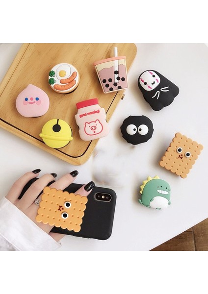 Anello Telefon Hücre Stili Sevimli Popüler Telefon Soketi Tutacağı Telefon Tutacağı Anime Genişleyen Kullanışlı Streç Halterung Stand Braketi Mobil Uchwyt Do Telefonu Grip (Yurt Dışından) fiyatları