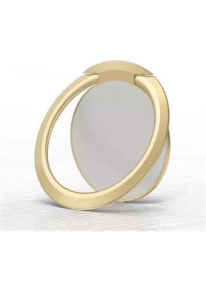 Cb Altın Tarzı Son Derece Ince Lüks Metal Evrensel Telefon Manyetik Araba Cep Telefonu Soket Tutucu Braketi Standı Aksesuarları Parmak Yüzük (Yurt Dışından)