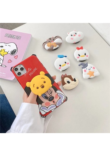 F Stili Cep Telefonu Aksesuarları Telefon Soket Braketi 3D Karikatür Hava Yastığı Montaj Telefon Kılıfı Için Telefon Arka Parmak Telefon Tutucu Telefon Standı (Yurt Dışından) fırsatları