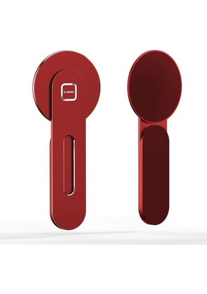 Kırmızı Stil Manyetik Telefon Tutucu iPhone 12 Pro Metal Dizüstü Telefon iPhone 13 Için Standı iMac Braketi Için Yandan Montajlı Tablet (Yurt Dışından)