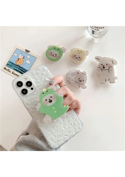 No.6 Tarzı Sevimli Karikatür Genişleyen Stand Montajı Cep Telefonu Tutucu Katlanabilir Cep Telefonu Desteği Halter Taşınabilir Parmak Kavrama Braketi Telefon (Yurt Dışından) indirimleri