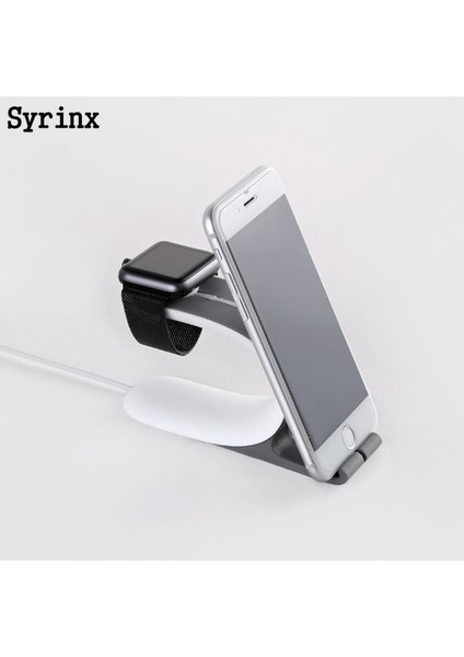 Yeşil Stil Çoklu Şarj Yuvası Standı Yerleştirme Istasyonu Şarj Cihazı Tutacağı Apple Watch Için iPhone Cep Telefonu Tablet Tutacağı Desteği (Yurt Dışından)
