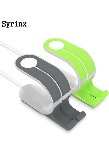 Yeşil Stil Çoklu Şarj Yuvası Standı Yerleştirme Istasyonu Şarj Cihazı Tutacağı Apple Watch Için iPhone Cep Telefonu Tablet Tutacağı Desteği (Yurt Dışından)