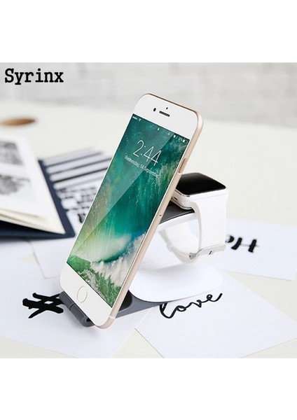 Yeşil Stil Çoklu Şarj Yuvası Standı Yerleştirme Istasyonu Şarj Cihazı Tutacağı Apple Watch Için iPhone Cep Telefonu Tablet Tutacağı Desteği (Yurt Dışından)