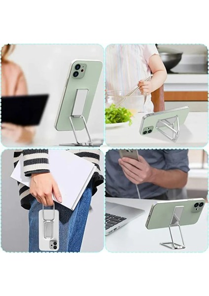 Sekizgen Tarzı 360 Döndürme Katlanabilir Cep Telefonu Standı Geri Ultra Tonlu Zil Tutucu Masa Metal Parmak Kickstand Için Çok Açılı Taşınabilir (Yurt Dışından) indirimleri