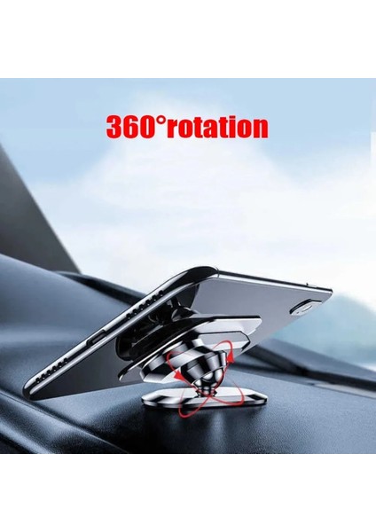 Metal Siyah Stil Metal Manyetik Telefon Tutucu Araç Telefonu Tutacağı Stand Çinko Alaşımlı Mıknatıs Araba Desteği Tüm Cep Telefonları Için Uygundur (Yurt Dışından) indirimleri