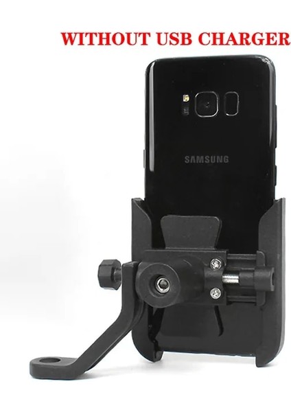 Gül Tarzı Vmonv Yükseltme Evrensel Metal Şarj Edilebilir Motosiklet Dikiz Aynası Cep Telefonu Tutucu Stand Desteği Kolu Bisiklet Moto Dağı Tutucu (Yurt Dışından)