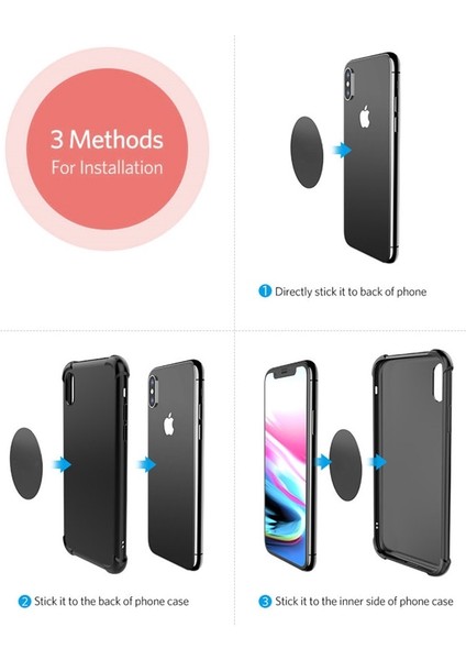 Şanslı Kedi Stili mm Lazer Desenli Metal Plaka Disk Demir Levha Mıknatıs Cep Telefonu Tutucu Için Demir Plaka Etiket Araç Telefonu Tutacağı Için (Yurt Dışından) fırsatları