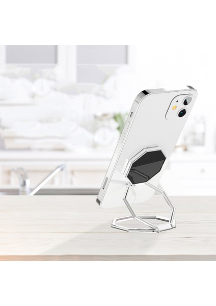 B Siyah Stil Sıcak 360 Döndürme Cep Telefonu Katlanabilir Stand Geri Ultra Ton Halka Tutacağı Çok Açılı Taşınabilir Masa Metal Parmak Kickstand (Yurt Dışından) indirimleri