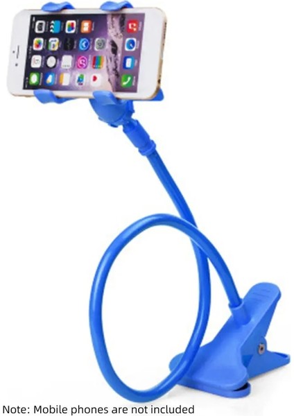 Mavi Stil Evrensel Telefon Tutucu Yatak Klipsi Tembel Esnek Gooseneck Kelepçe Uzun Arms iPhone Android Için Montaj Yatak Masası Cep Telefonu Tutucu (Yurt Dışından)