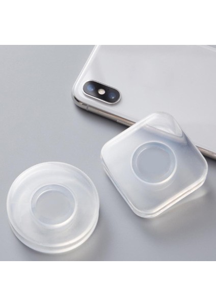 Kare Tarzı Evrensel Sihirli Nano Sticker Hiçbir Iz Araba Cep Telefonu Tutucu Mutfak Ev Nano Için Kauçuk Jel Yapıştır Pad Nano Siyah Teknoloji (Yurt Dışından)
