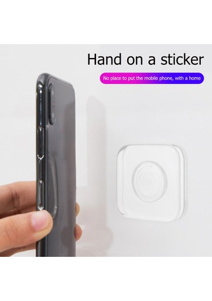 Kare Tarzı Evrensel Sihirli Nano Sticker Hiçbir Iz Araba Cep Telefonu Tutucu Mutfak Ev Nano Için Kauçuk Jel Yapıştır Pad Nano Siyah Teknoloji (Yurt Dışından)
