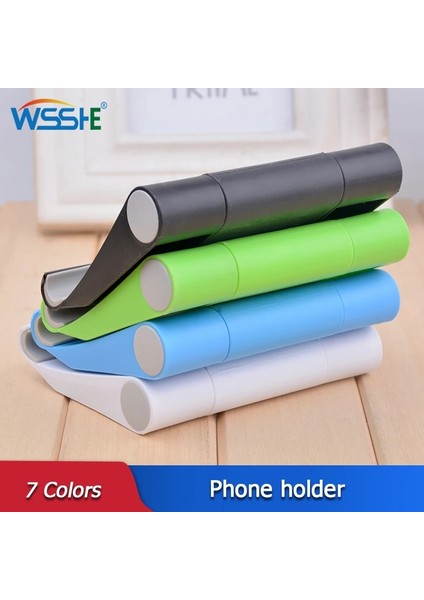 Siyah Stil Cep Telefonu Masa Standı 7 Renk Telefon Tutucu Tripod Plastik Ayarlanabilir Katlanabilir Evrensel Kaymaz Telefon Masa Tutucu Standı (Yurt Dışından) modelleri