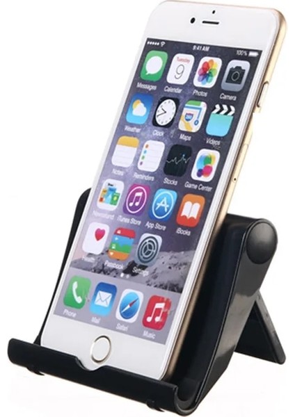 Siyah Stil Cep Telefonu Masa Standı 7 Renk Telefon Tutucu Tripod Plastik Ayarlanabilir Katlanabilir Evrensel Kaymaz Telefon Masa Tutucu Standı (Yurt Dışından) fırsatları