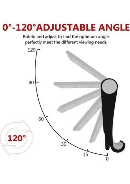 Siyah Stil Cep Telefonu Masa Standı 7 Renk Telefon Tutucu Tripod Plastik Ayarlanabilir Katlanabilir Evrensel Kaymaz Telefon Masa Tutucu Standı (Yurt Dışından) indirimleri