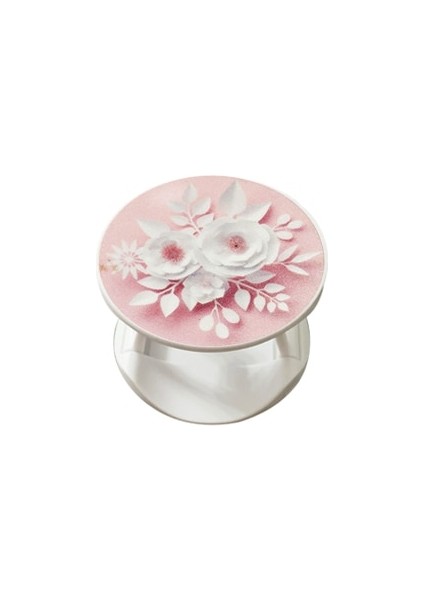 No.6 Tarzı Yeni Popüler Güzel Çiçek Telefon Tutucu Destek Smartphone Telefonlar ve Tabletler Için Telefon Tutucu Cep Soket Kavrama Standı Haşhaş (Yurt Dışından)