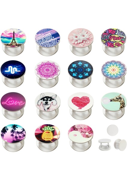 No.6 Tarzı Yeni Popüler Güzel Çiçek Telefon Tutucu Destek Smartphone Telefonlar ve Tabletler Için Telefon Tutucu Cep Soket Kavrama Standı Haşhaş (Yurt Dışından) fiyatları