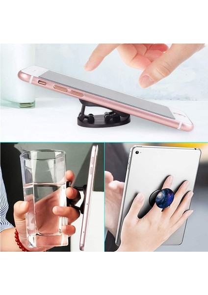 No.6 Tarzı Yeni Popüler Güzel Çiçek Telefon Tutucu Destek Smartphone Telefonlar ve Tabletler Için Telefon Tutucu Cep Soket Kavrama Standı Haşhaş (Yurt Dışından) indirimleri