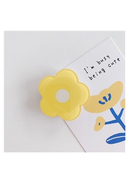 No.4 Tarzı Yeni Epoksi Reçine Evrensel Taze ve Güzel Çiçekler Katlanabilir Kavrama Tok Braketi Cep Telefonu Zil Braketi Cep Telefonu Aksesuarları (Yurt Dışından)