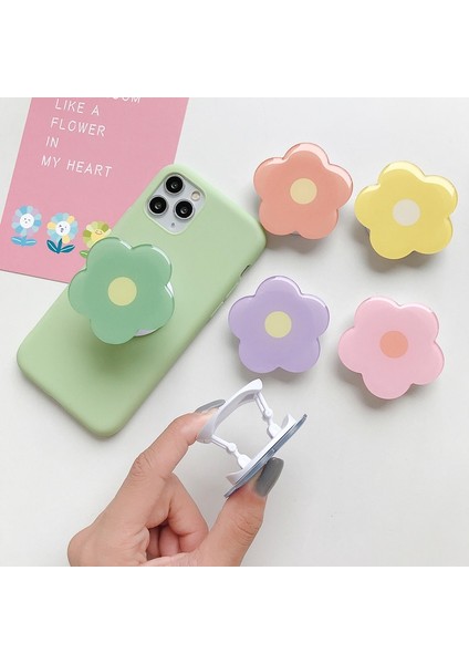 No.4 Tarzı Yeni Epoksi Reçine Evrensel Taze ve Güzel Çiçekler Katlanabilir Kavrama Tok Braketi Cep Telefonu Zil Braketi Cep Telefonu Aksesuarları (Yurt Dışından) indirimleri