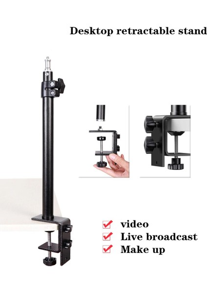 Braket Seti Stili Evrensel Masa Masası Kelepçesi Montajı, Kamera Kamerası Için Vida Ucu ile Dslr Çoklu Montaj Halkası Işık Standı Masa Montajı (Yurt Dışından) modelleri