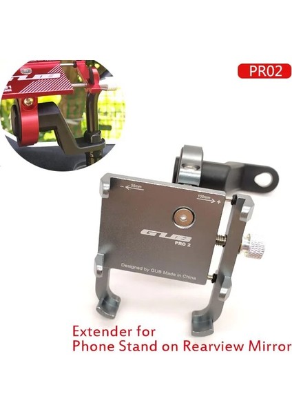 Z-Pro2-Titanyum Stili Alüminyum C Cep Telefonu Tutucular Honda Motosiklet Bisiklet Moto Telefon Tutucusu Gps Mtb Bisiklet Motosiklet Telefon Tutucusu Için Standları (Yurt Dışından)