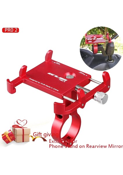 Z-Pro2-Titanyum Stili Alüminyum C Cep Telefonu Tutucular Honda Motosiklet Bisiklet Moto Telefon Tutucusu Gps Mtb Bisiklet Motosiklet Telefon Tutucusu Için Standları (Yurt Dışından) fiyatları