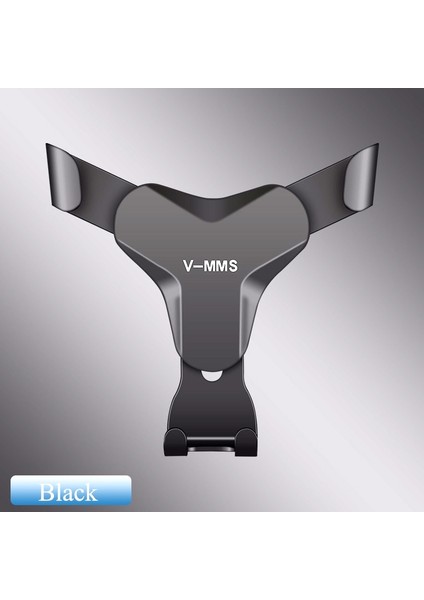 Siyah Kül Tarzı Araçta Telefon Için Yerçekimi Araç Tutacağı Havalandırma Montaj Klipsi Hücre Tutacağı Manyetik Olmayan Cep Telefonu Standı Desteği Akıllı Telefon Voiture (Yurt Dışından)