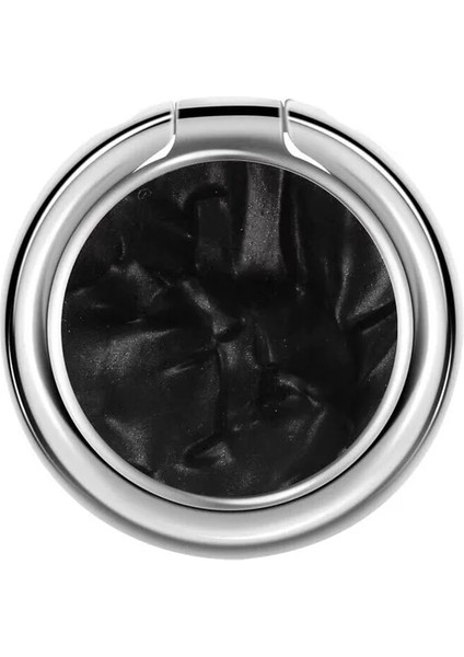 A27-SIYAH Stil Lüks Metal Cep Telefonu Soket Tutucu Evrensel 360 Derece Döndürme Parmak Yüzük Tutucu Manyetik Araba Braketi Aksesuarları Standı (Yurt Dışından)