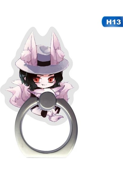 H13 Stili 1 Adet Anime Demon Slayer Kimetsu Hiçbir Yaiba Telefon Standı Sevimli Eğlenceli Akrilik Cep Telefonu Tutucu (Yurt Dışından)