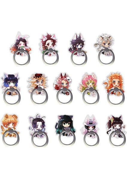 H13 Stili 1 Adet Anime Demon Slayer Kimetsu Hiçbir Yaiba Telefon Standı Sevimli Eğlenceli Akrilik Cep Telefonu Tutucu (Yurt Dışından) fiyatları