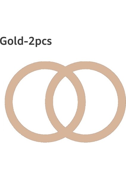 Altın Tarzı Magsafe Için Kablosuz Şarj Etiketi Evrensel Manyetik Araç Telefonu Tutucu Metal Halka Yuvarlak Demir Sac iPhone Pro Max Için (Yurt Dışından)