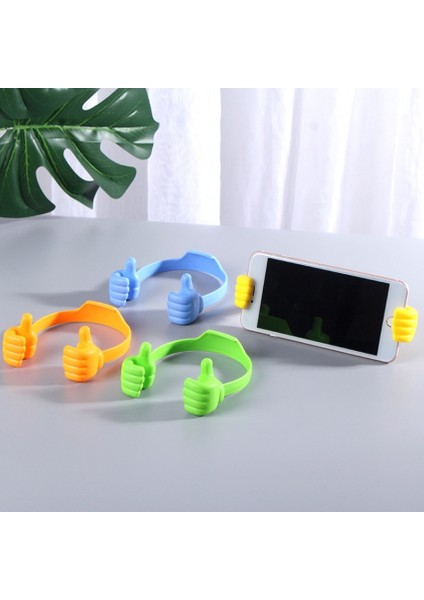 Yeşil Telefon Standı Stili Evrensel Ayarlanabilir Başparmak Modelleme Telefon Standı Film Izleme Tembel Yatak Masaüstü Montaj Moda Plastik Tutucu (Yurt Dışından) fiyatları