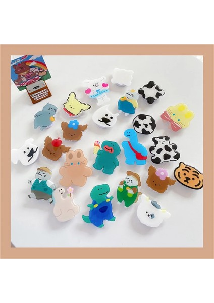 A8 Stili Evrensel Sevimli Ins Ayı Tavşan Düzensiz Katlanabilir Stand Tutucu iPhone Redmi Huawei Samsung Için Cep Telefonu Braketini Genişletiyor (Yurt Dışından) fiyatları