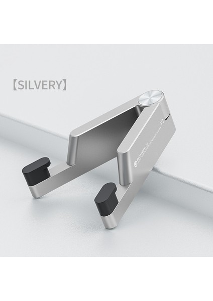 Gümüş Tarzı T1 Evrensel Mze Alüminyum Taşınabilir Katlanır Masa Montaj Tutucu Braketi Cep Telefonu Beşiği Cep Telefonu iPad Için Katlanabilir Standı (Yurt Dışından) fiyatları