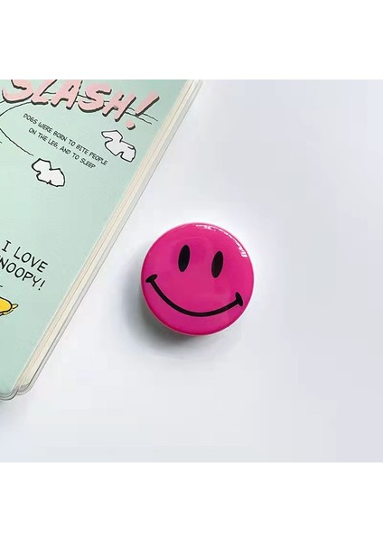 Pembe Stil Parmak Kavrama Cep Telefonu Tutucu Genişleyen Stand Kavrama Cep Soket Desteği Düşme Önleyici Katlanabilir Akıllı Telefon Için Evrensel (Yurt Dışından)