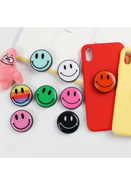 Pembe Stil Parmak Kavrama Cep Telefonu Tutucu Genişleyen Stand Kavrama Cep Soket Desteği Düşme Önleyici Katlanabilir Akıllı Telefon Için Evrensel (Yurt Dışından) fırsatları