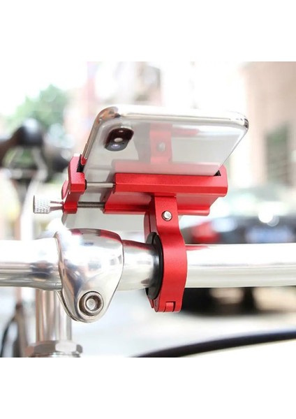 Titanyum Renk Stili Bisiklet Scooter Alüminyum Alaşım Cep Telefonu Tutucu Gps Dağ Bisikleti "akıllı Telefon Için Montaj Braketi Cep Telefonu Standı (Yurt Dışından) indirimleri