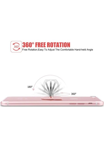 Yuvarlak-Gümüş Tarzı Parmak Yüzük Telefon Tutucu Cep Telefonu Tablet Pc Için Standı Evrensel Moda Flowercat Şekli Çok Fonksiyonlu Yüzük Tutucu (Yurt Dışından)