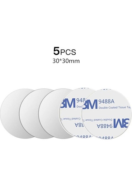 5 Adet Gümüş 30X30 Tarzı Etiket Metal Plaka Disk Demir Levha Mıknatıs Cep Telefonu Tutucu Için Manyetik Araç Telefonu Standı Sahipleri Için (Yurt Dışından)