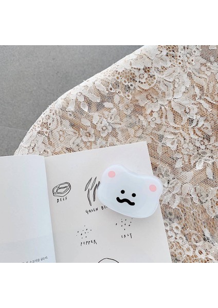 A3 Stili Evrensel Sevimli Kore Ayı Pastası Köpek Kedi Düzensiz Katlanabilir Stand Tutucu iPhone Redmi Huawei Samsung Için Telefon Braketini Genişletiyor (Yurt Dışından)