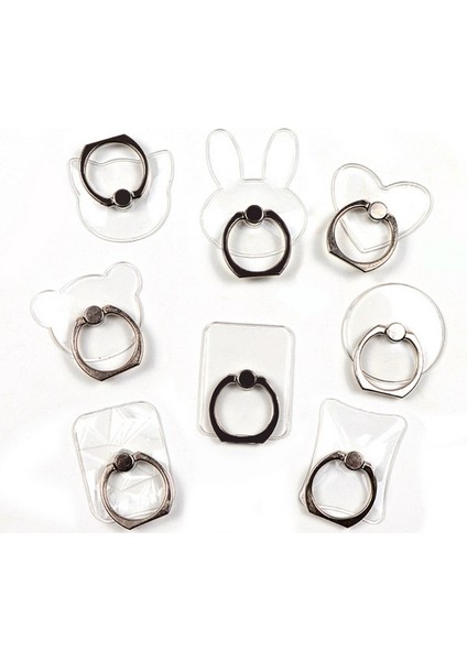 No.5 Tarzı Derece Fare Şekli Parmak Yüzük Soketi Cep Telefonu Tutacağı iPhone Için Oneplus Soketi Için Stand Tüm Smfor Telefonları Için (Yurt Dışından) fırsatları