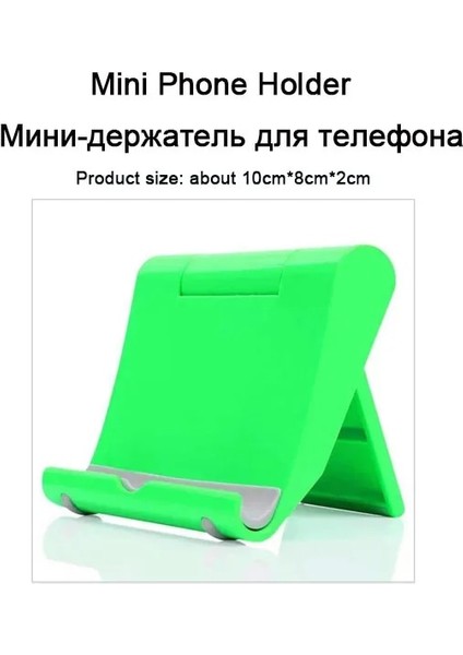 Yeşil Stil Cep Telefonu Tutucu Standı Taşınabilir Esnek Tembel Yatak Masaüstü Braketi Montaj Standı Taban Braketi Desteği 75CM (Yurt Dışından)