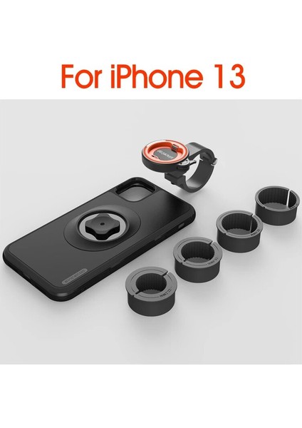 13 Stil Için Montaj Kiti Motosiklet Telefon Tutucu iPhone Pro Xsmax 8plus Se Dağ Bisikletimoto Montajlı Cep Telefonu Çanta Standı Darbeye Dayanıklı Kılıf (Yurt Dışından)