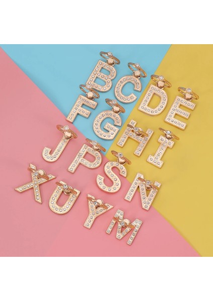 B Tarzı 1 Adet Evrensel Çok Fonksiyonlu Mektup Telefon Standı Lüks Elmas Ultra T Rotasyon Parmak Yüzük Tutucu Destek Soketi (Yurt Dışından) indirimleri